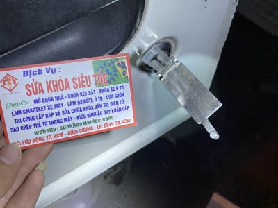 THỢ MỞ KHÓA XE Ô TÔ THỦ DẦU MỘT BÌNH DƯƠNG