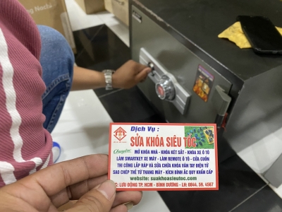 THỢ MỞ KHÓA KÉT SẮT BÌNH DƯƠNG - DÒ LẠI MÃ SỐ KHI BỊ QUÊN MẬT MÃ