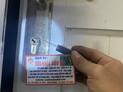Dịch vụ sửa khóa uy tín Dĩ An, sửa khóa tận nơi nhanh chóng