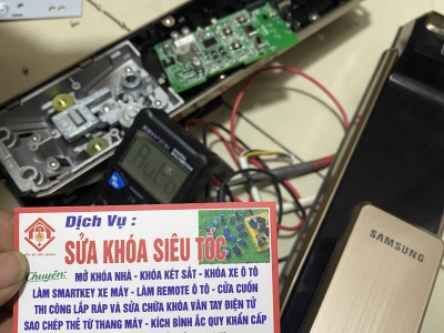 thợ sửa chữa khóa điện tử, khóa vân tay, BÌNH DƯƠNG giá rẻ[KM 20%]