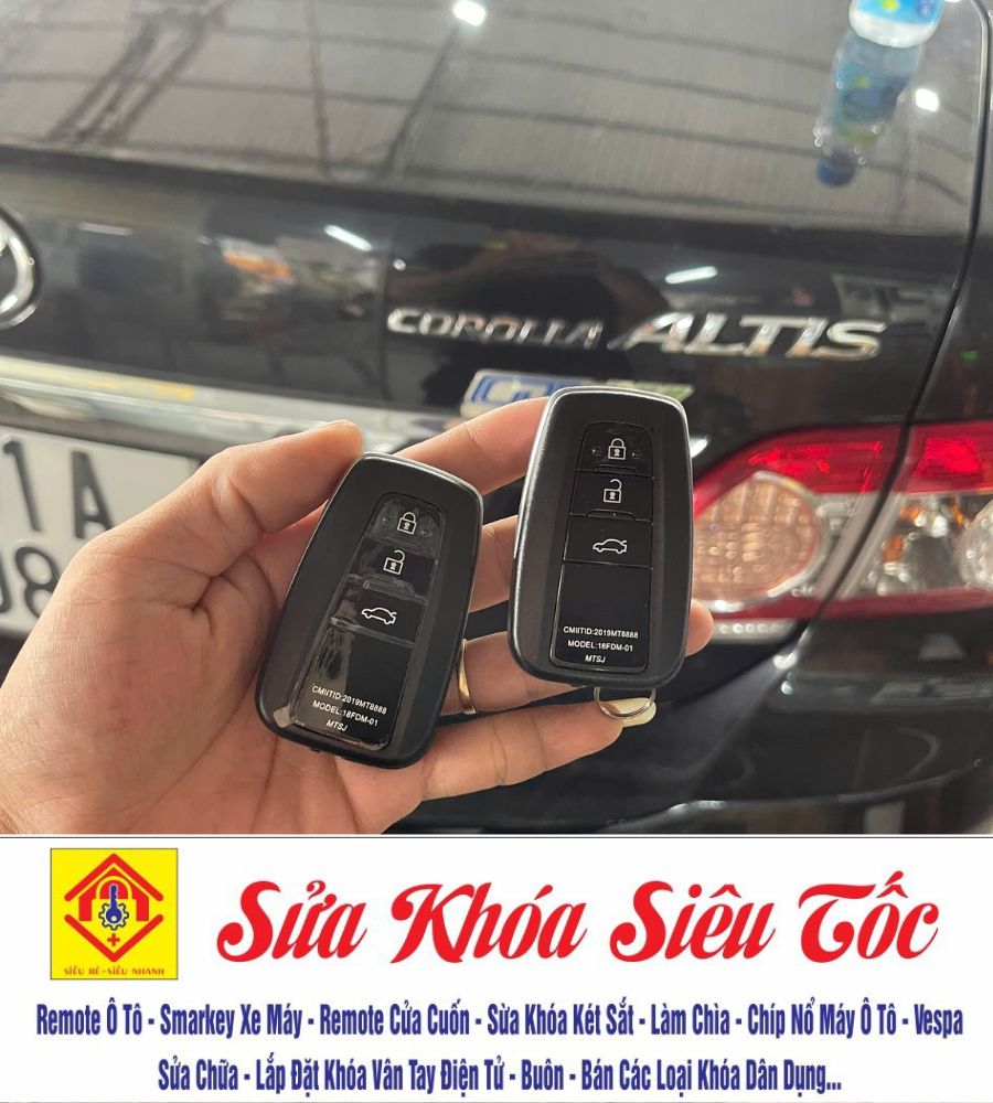Sửa Khóa Ô Tô TP.HCM – Mở Khóa, Sửa Remote 24/7