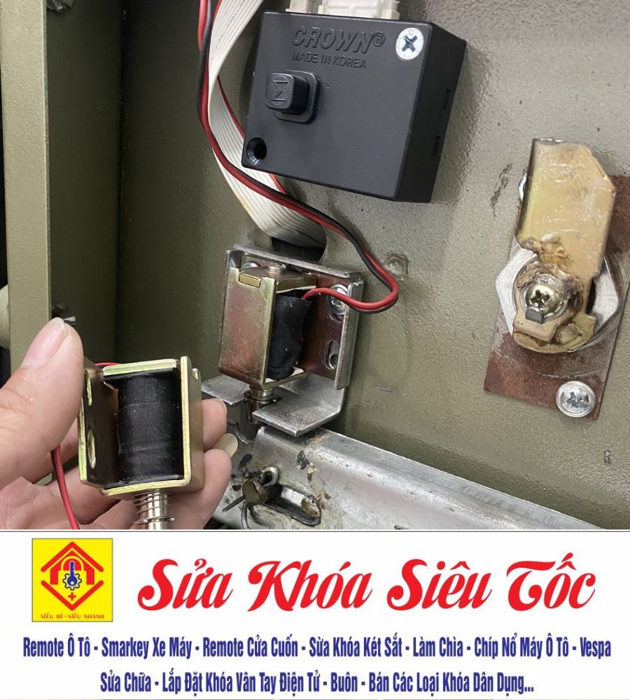 Sửa Két Sắt Tại Nhà – Mở Không Phá, Có Mặt Sau 15 Phút