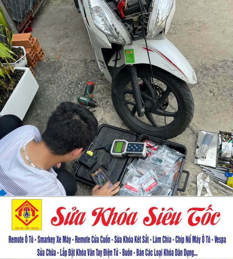 Sửa Khóa Xe Máy Thủ Dầu Một – Có Mặt Sau 15 Phút